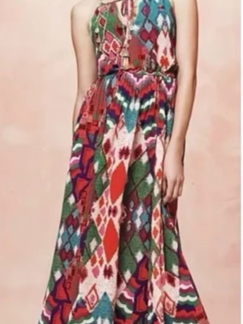 Anthropologie Maeve Multicolor Tarana Maxi Dress